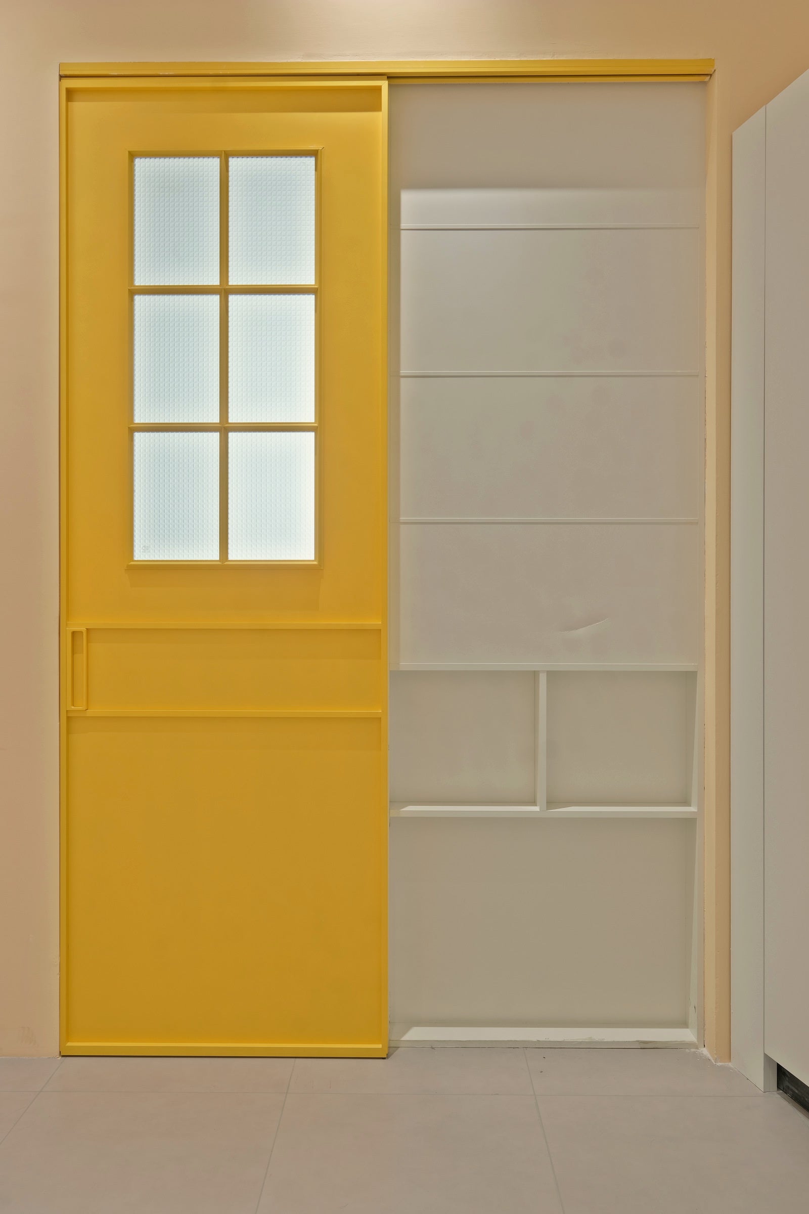 Marigold Grid 6-Lite Aluminum Sliding Door