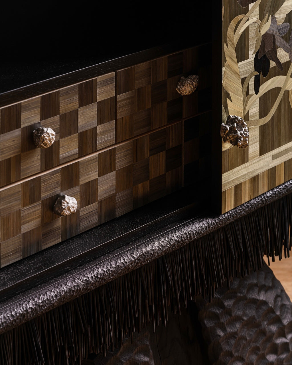 Nocturne Garden Handcrafted Collector’s Cabinet