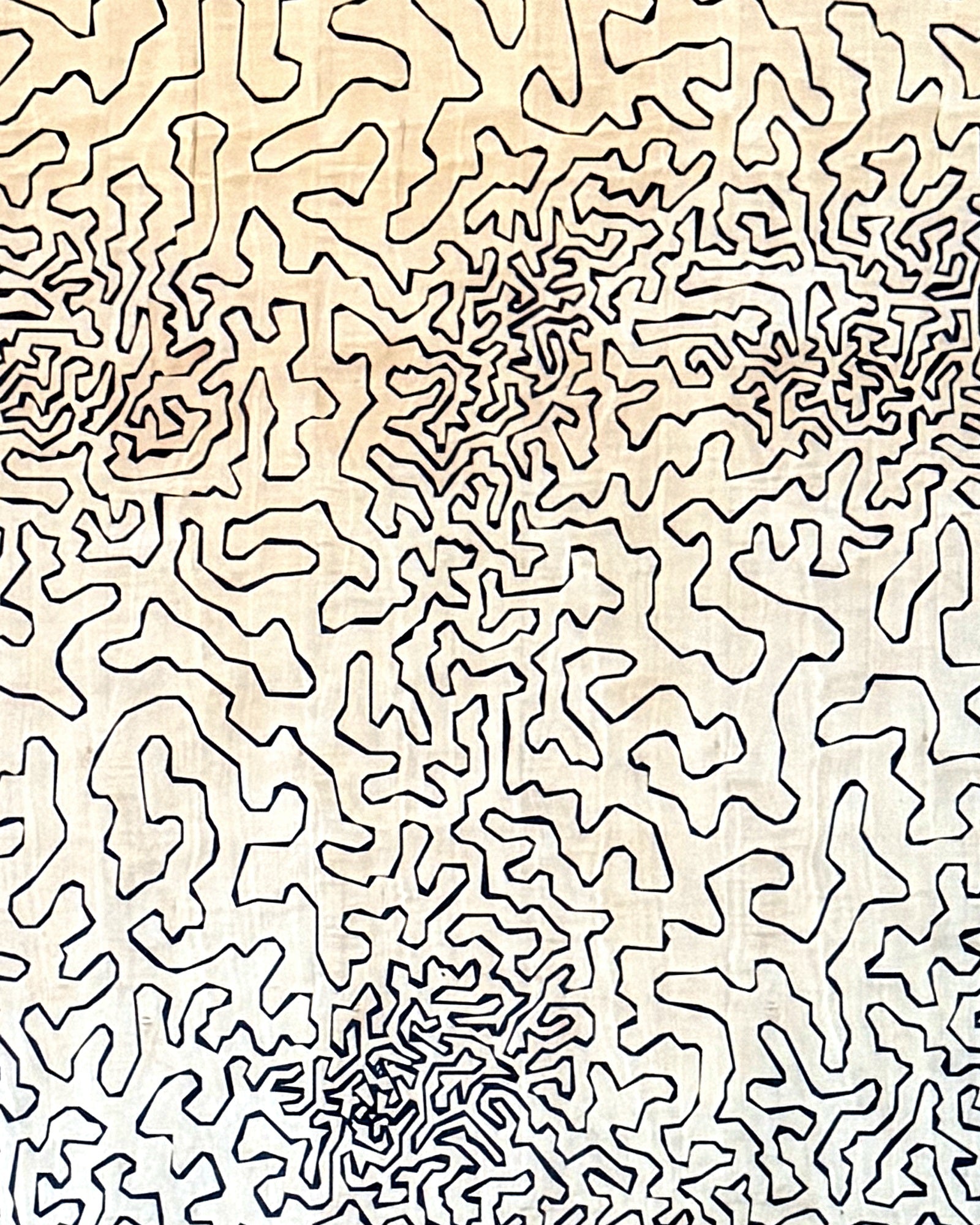 Mona Lisa Maze-Line Wood Veneer Wall Art